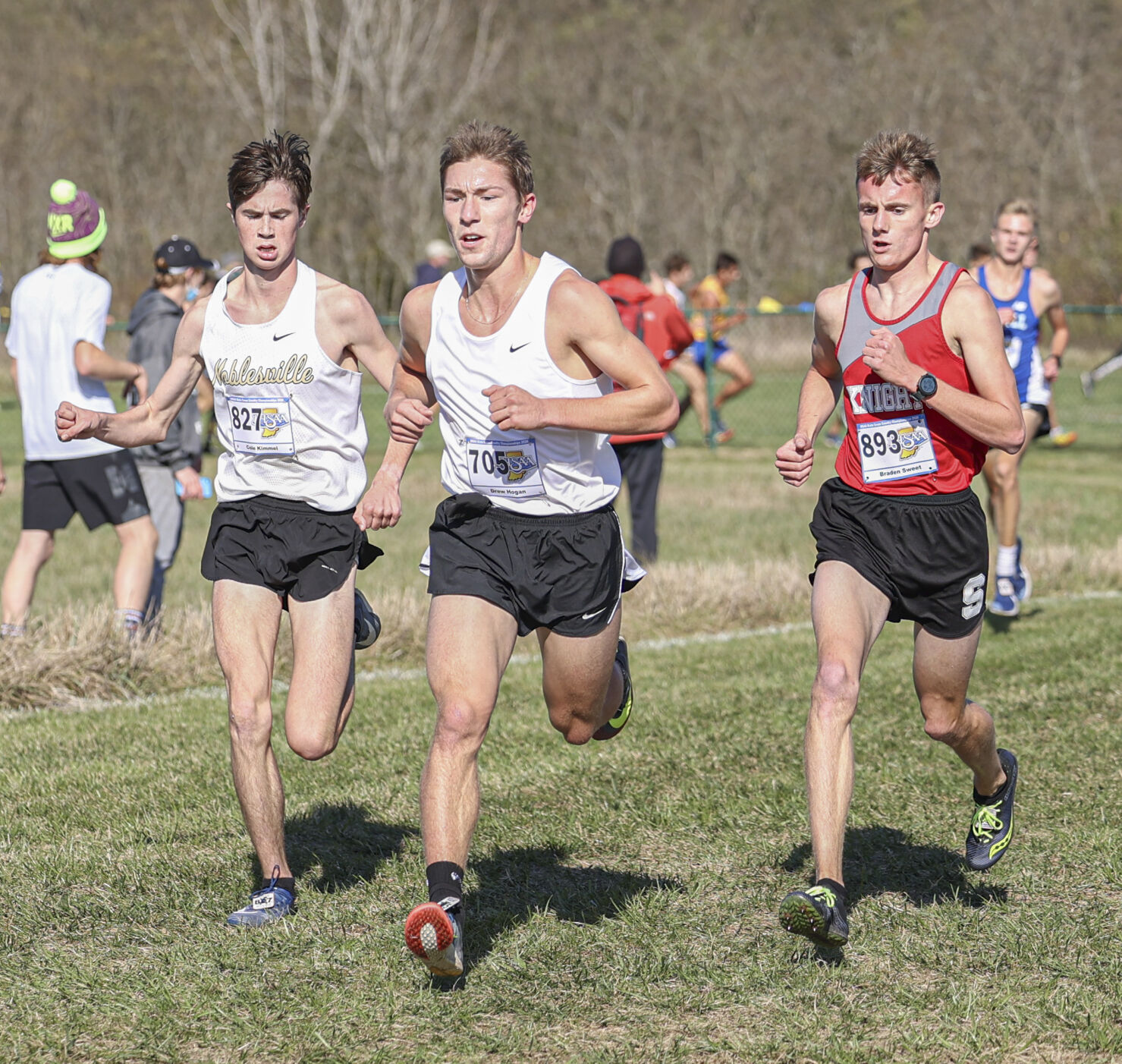 Drew Hogan state XC meet junior year